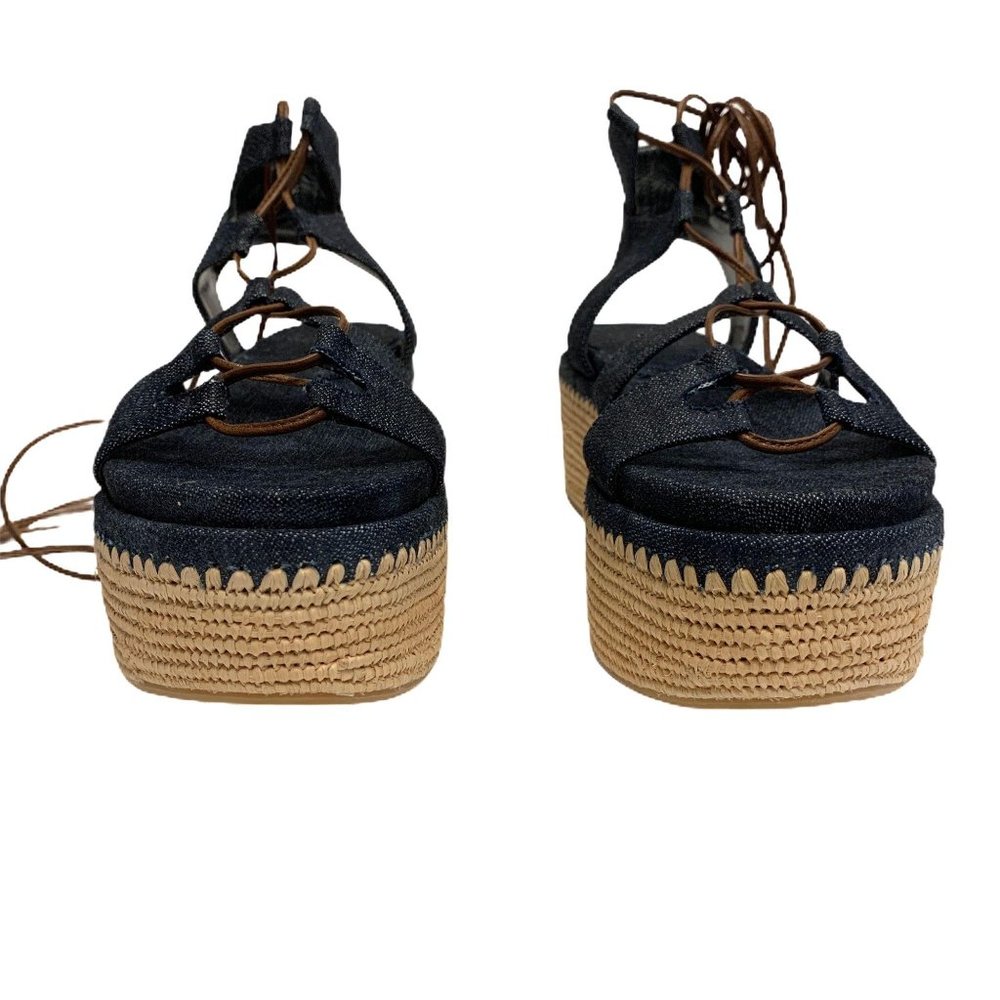 Stuart Weitzman Romanesque Flatform Espadrille 10 - Picture 6 of 7